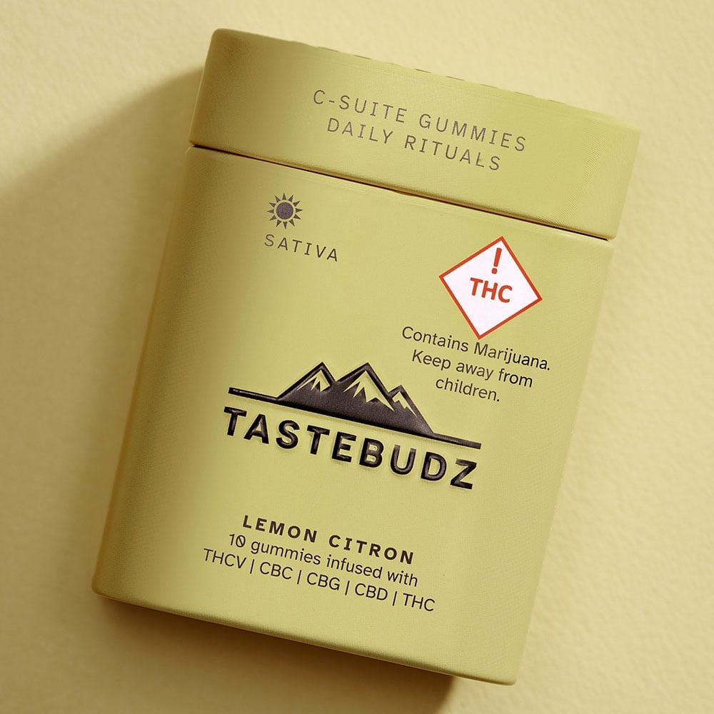 Lemon Citron Daily Rituals Rosin Gummies | THCV | CBC | CBG | CBD | THC | by TasteBudz