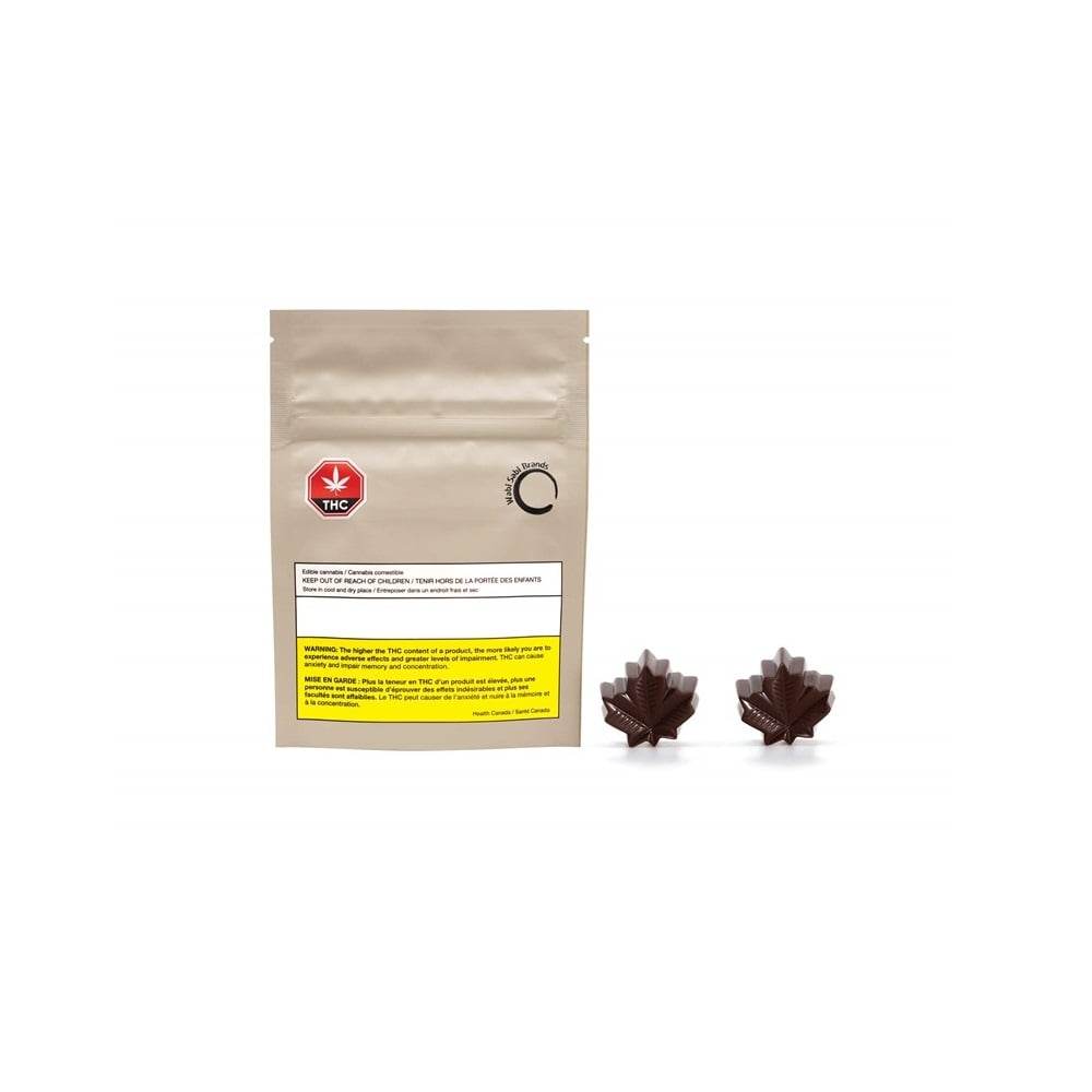 Dark Chocolate Maple Leaf [2pk] (10mg) by Wabi Sabi
