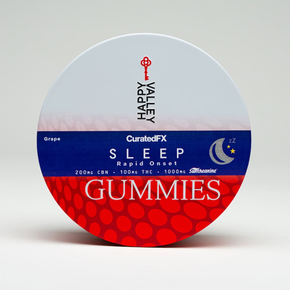 Sleep - Grape [20pk] (100mg THC/200mg CBN) by Happy Valley