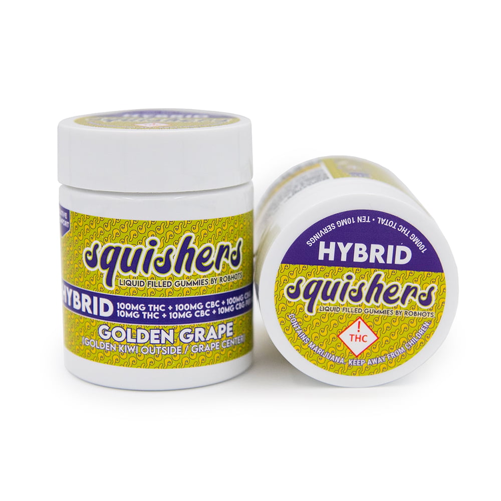 Golden Grape [10pk] (100mg THC/100mg CBC) by Robhots