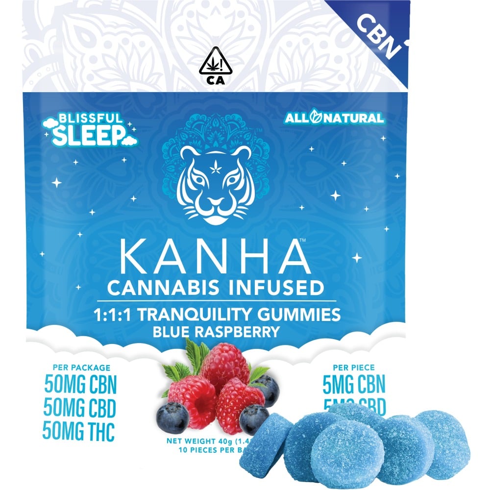 PROMO - Kanha - 1:1:1 Sleep Tranquility (50mg CBD/50mg THC/50mg CBN) [10pk] by PROMO
