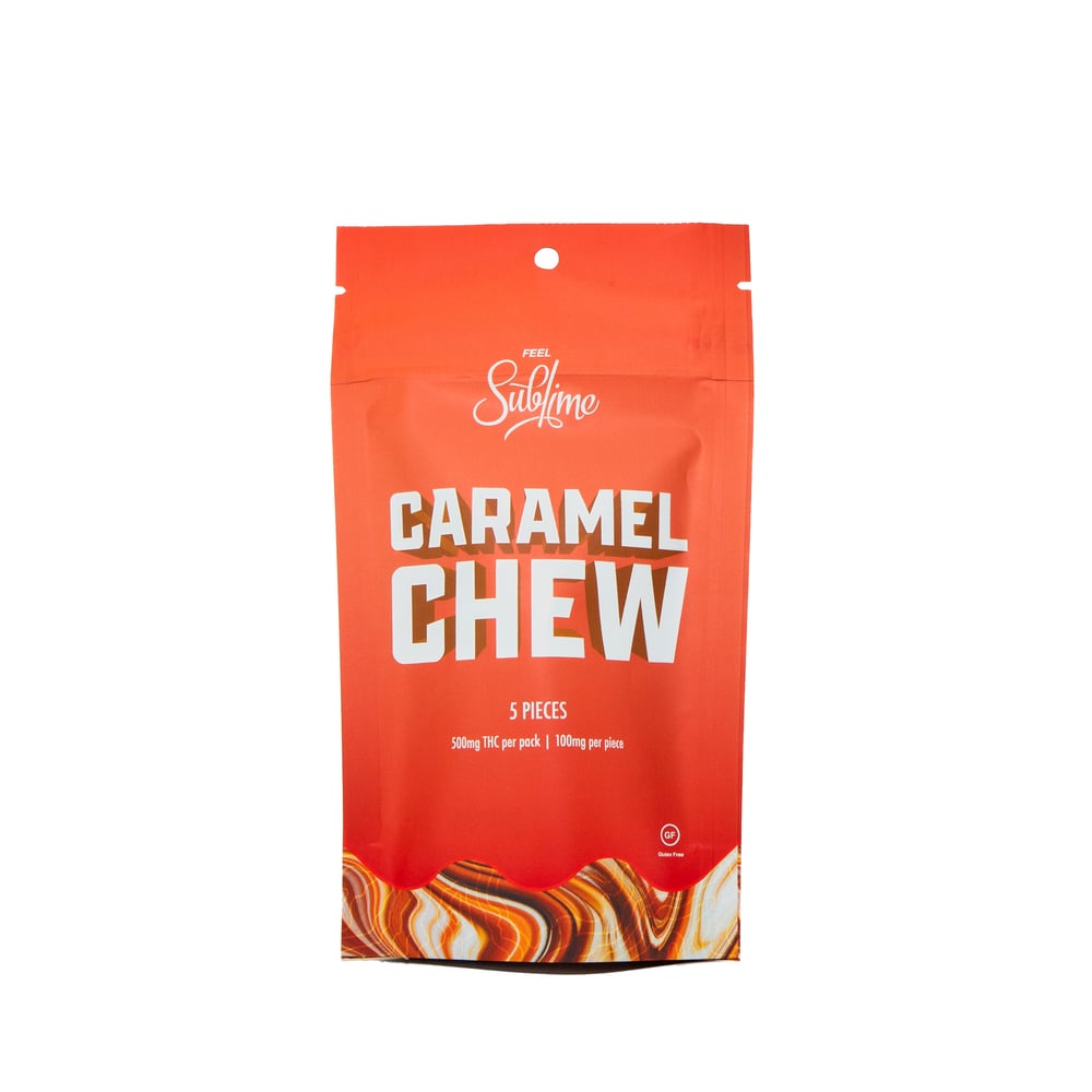 Caramel Chew 5 x 100mg (500mg) by Sublime Brands