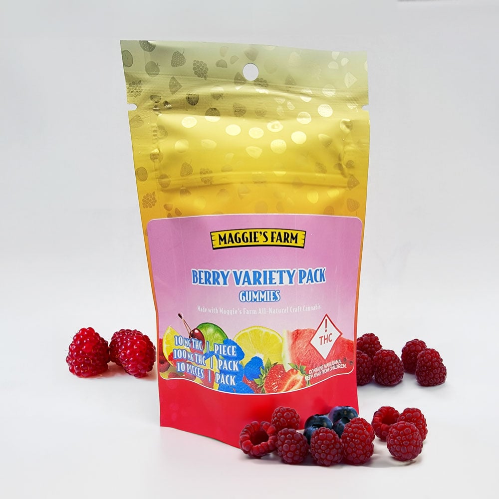 Berry Variety Pack (100mg) by Maggie's Farm