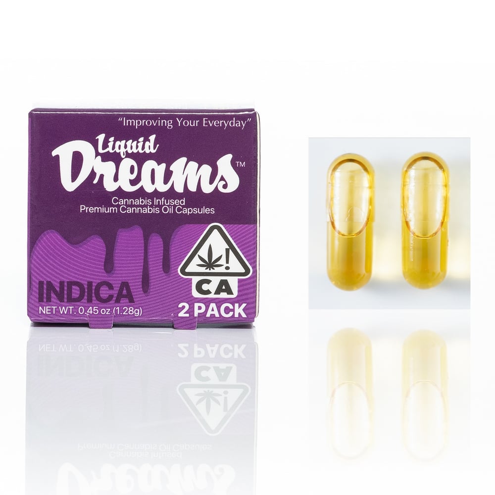 Indica - 25mg [2pk] (50mg THC) by Liquid Dreams