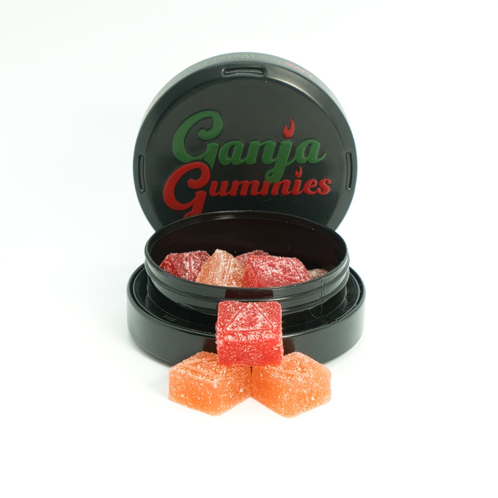 Ganja Gummies Sour [10pk] (100mg) by Fire Ganja