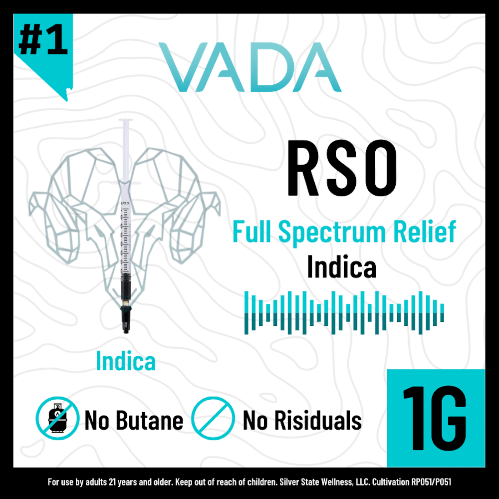 Vada Indica High THC RSO 1g by Vada