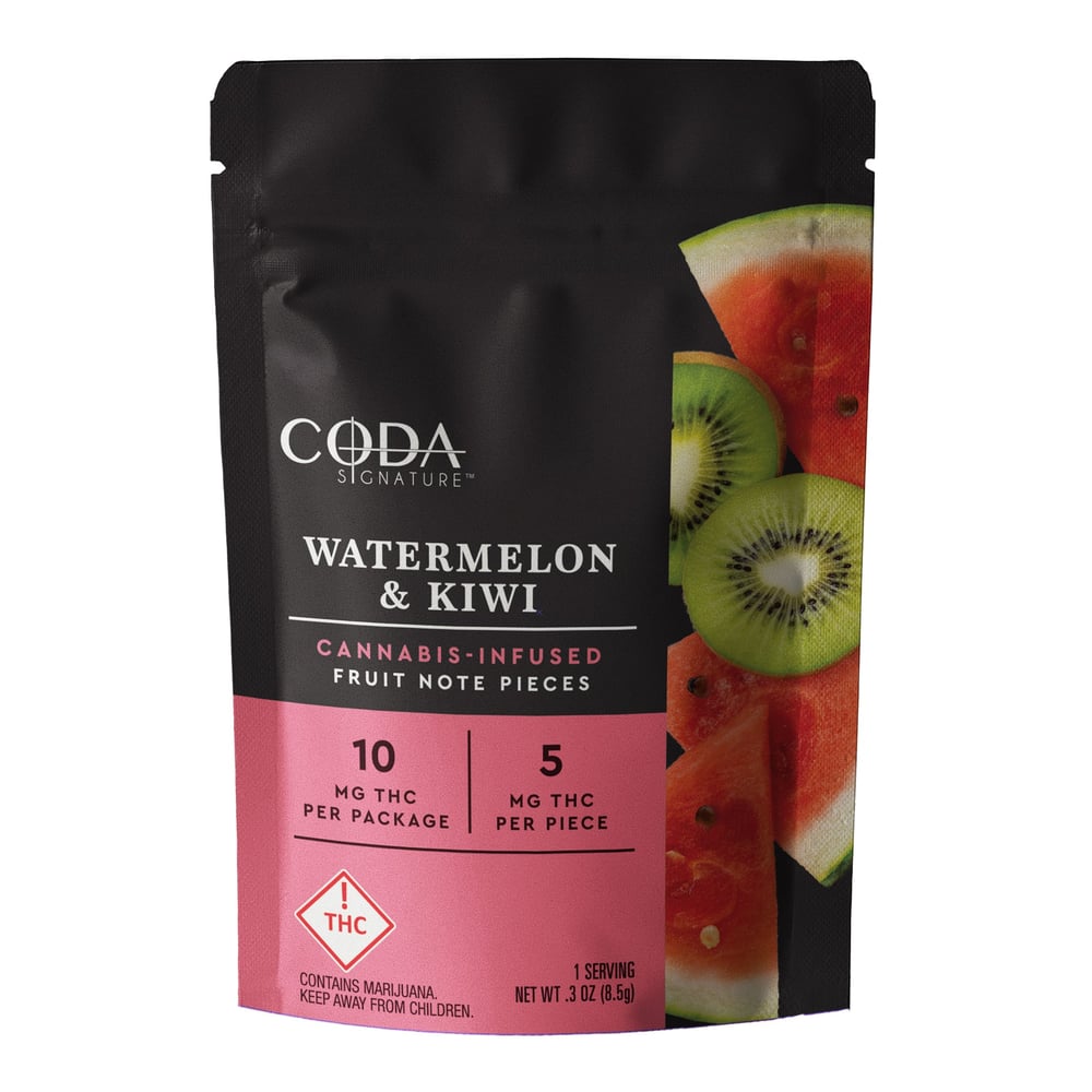 Watermelon & Kiwi [2pk] (10mg THC) by Coda Signature