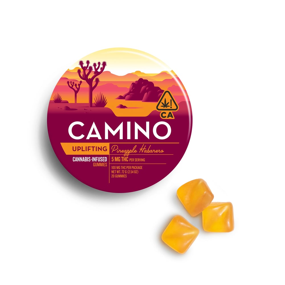 'Uplifting' Pineapple Habanero [20pk] (100mg THC) by Camino