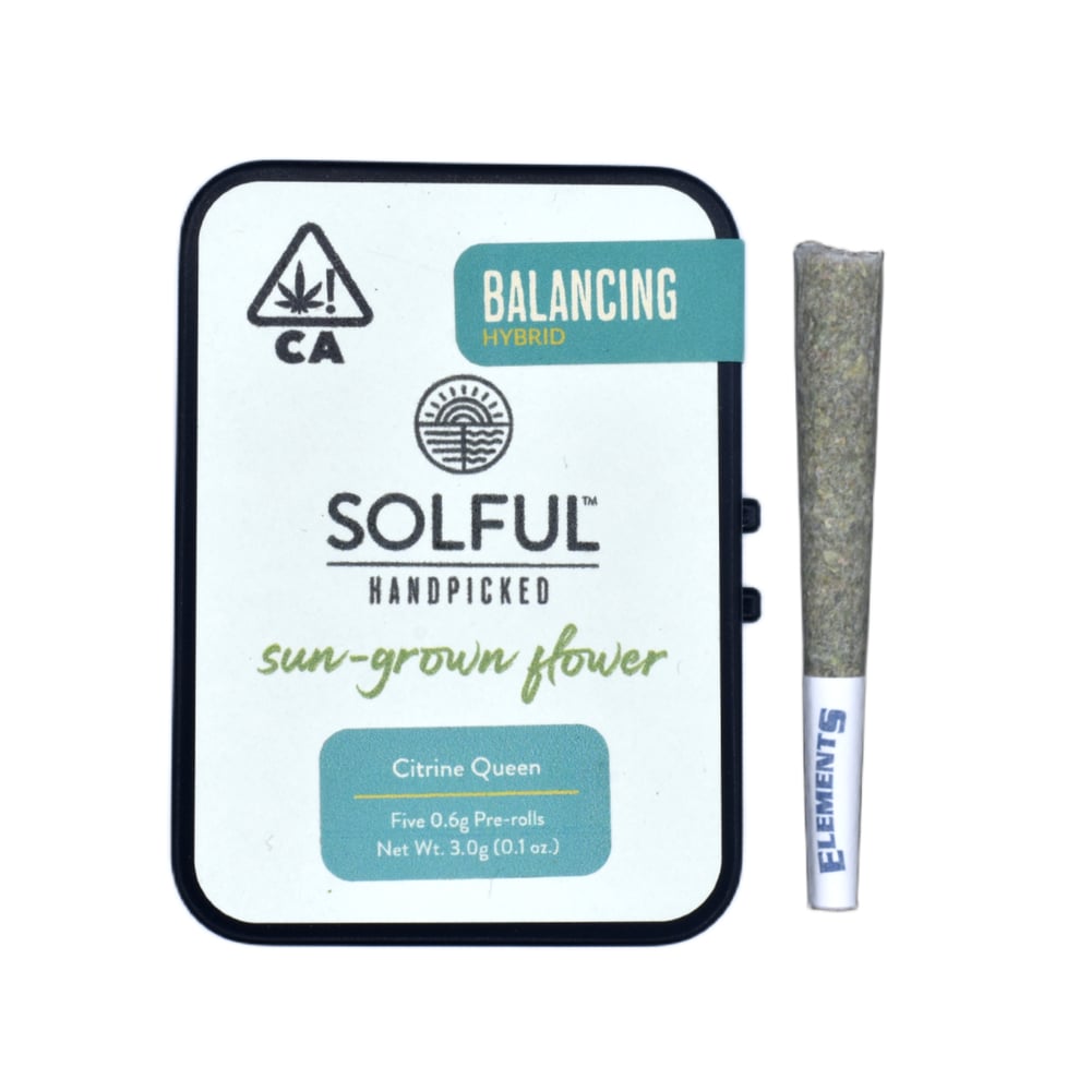 Citrine Queen 5-Pack 3g by Solful Handpicked