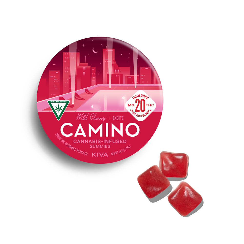 'Excite' Wild Cherry [10pk] (200mg THC) by Camino