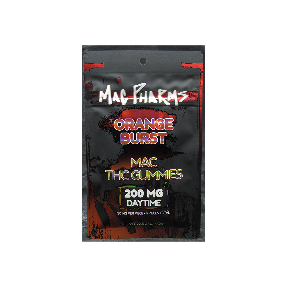Orange Burst [4pk] (200mg) by Mac Pharms