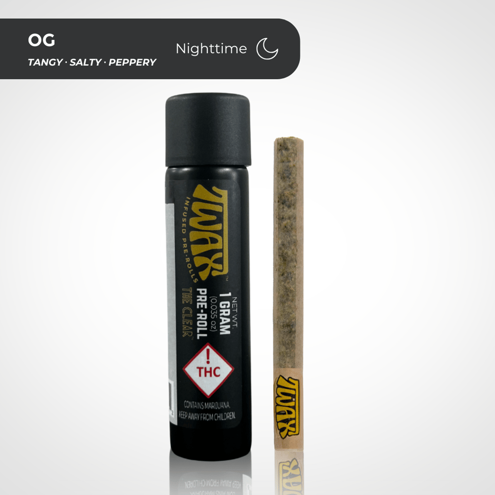 The Clear TWAX Infused Pre-roll 1g | OG by CLEAR Brands