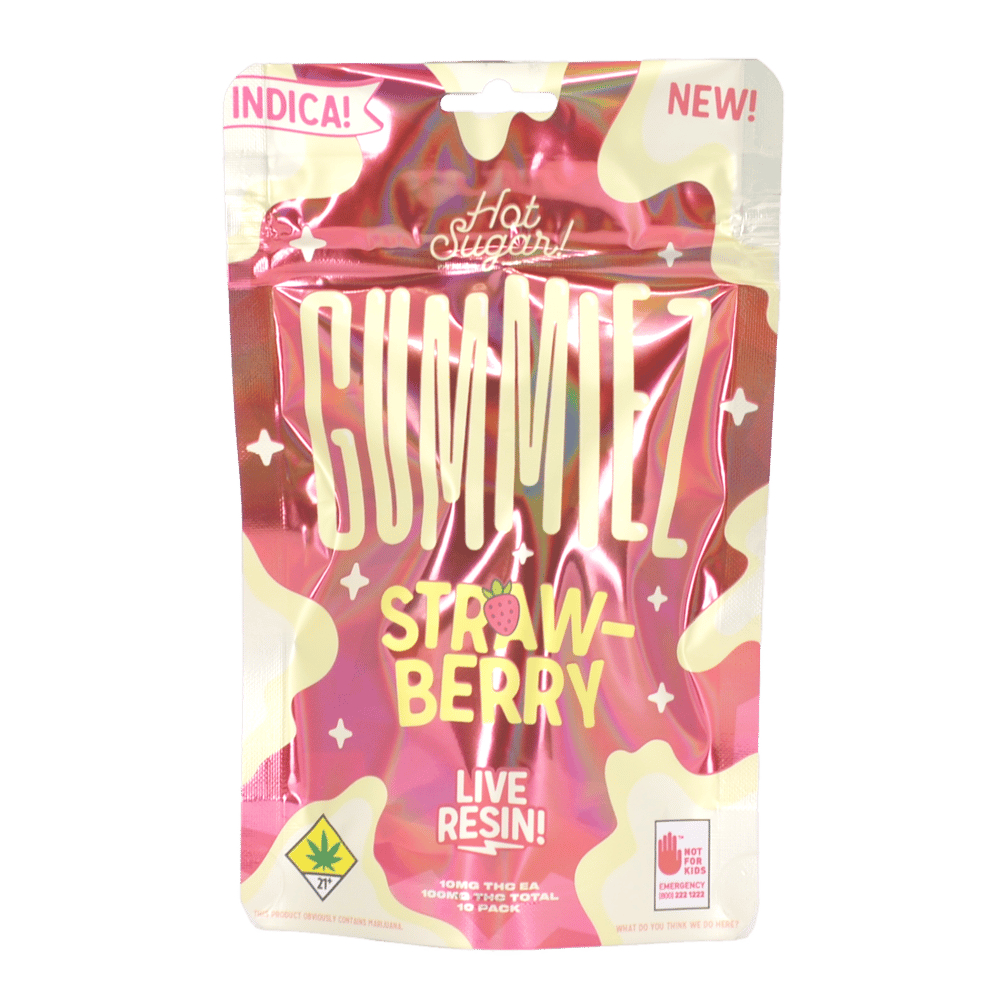 Strawberry - Indica [10pk] (100mg) by Hot Sugar