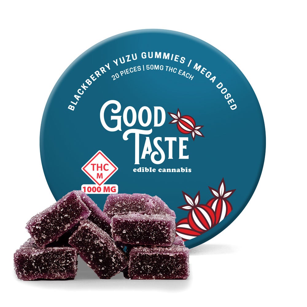 Blackberry Yuzu [20pk] (1000mg) by Good Taste