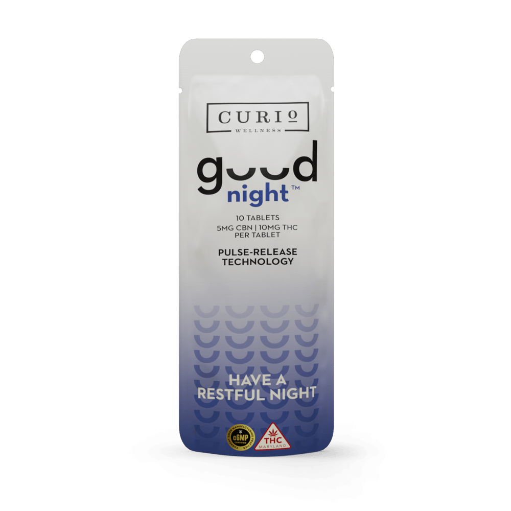 Good Night | Tablets  [10pk] (100mg THC/50mg CBN) by Curio Wellness in United States
