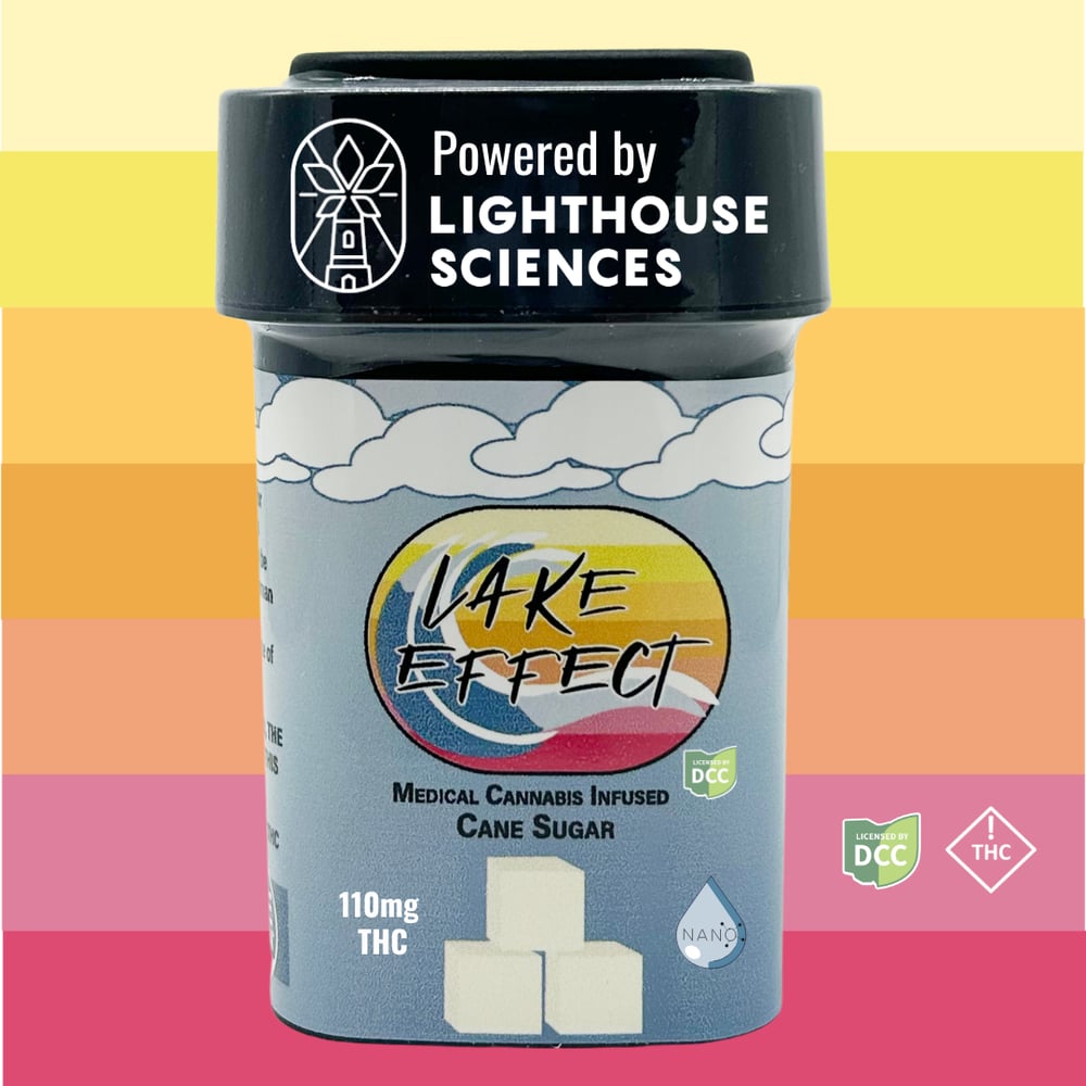 Cane Sugar | THC Nano-Infused Edible | 110mg by Lake Effect