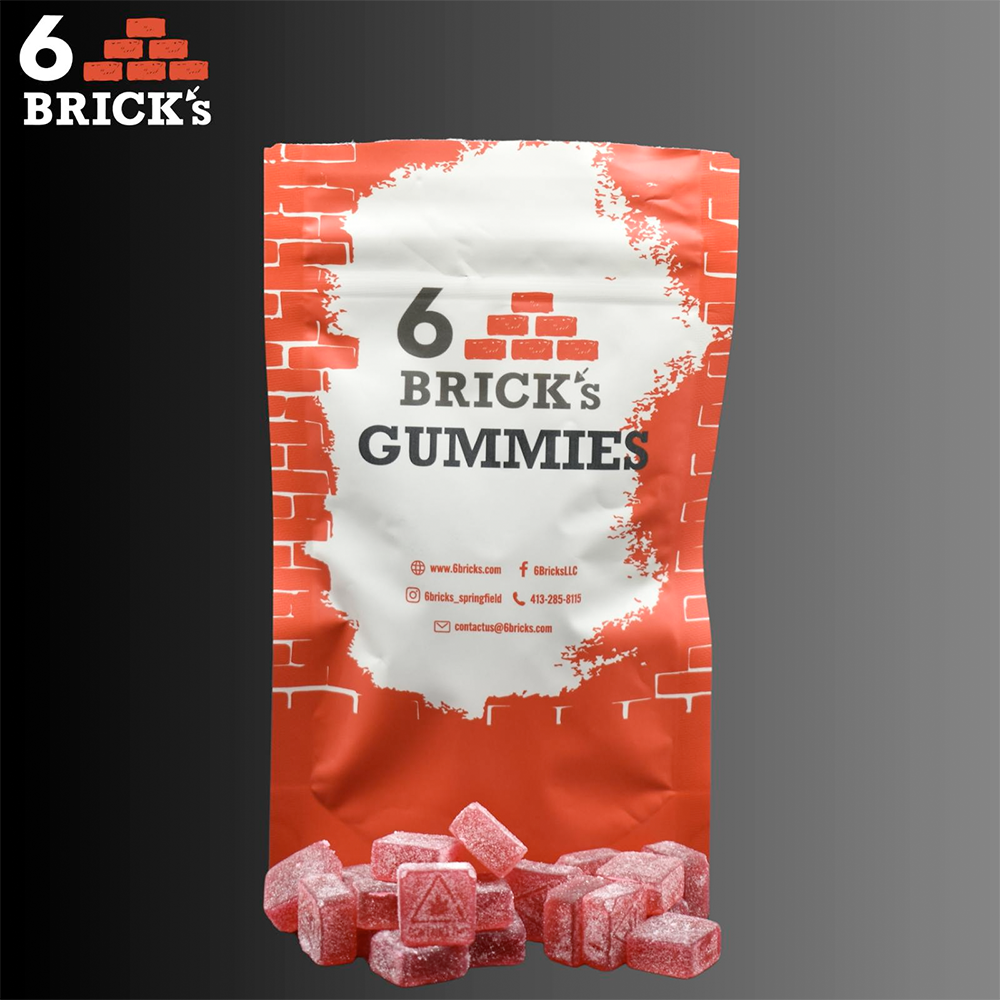 1:1 Watermelon Lemonade Unwind THC:CBD (100mg) by 6 Brick's