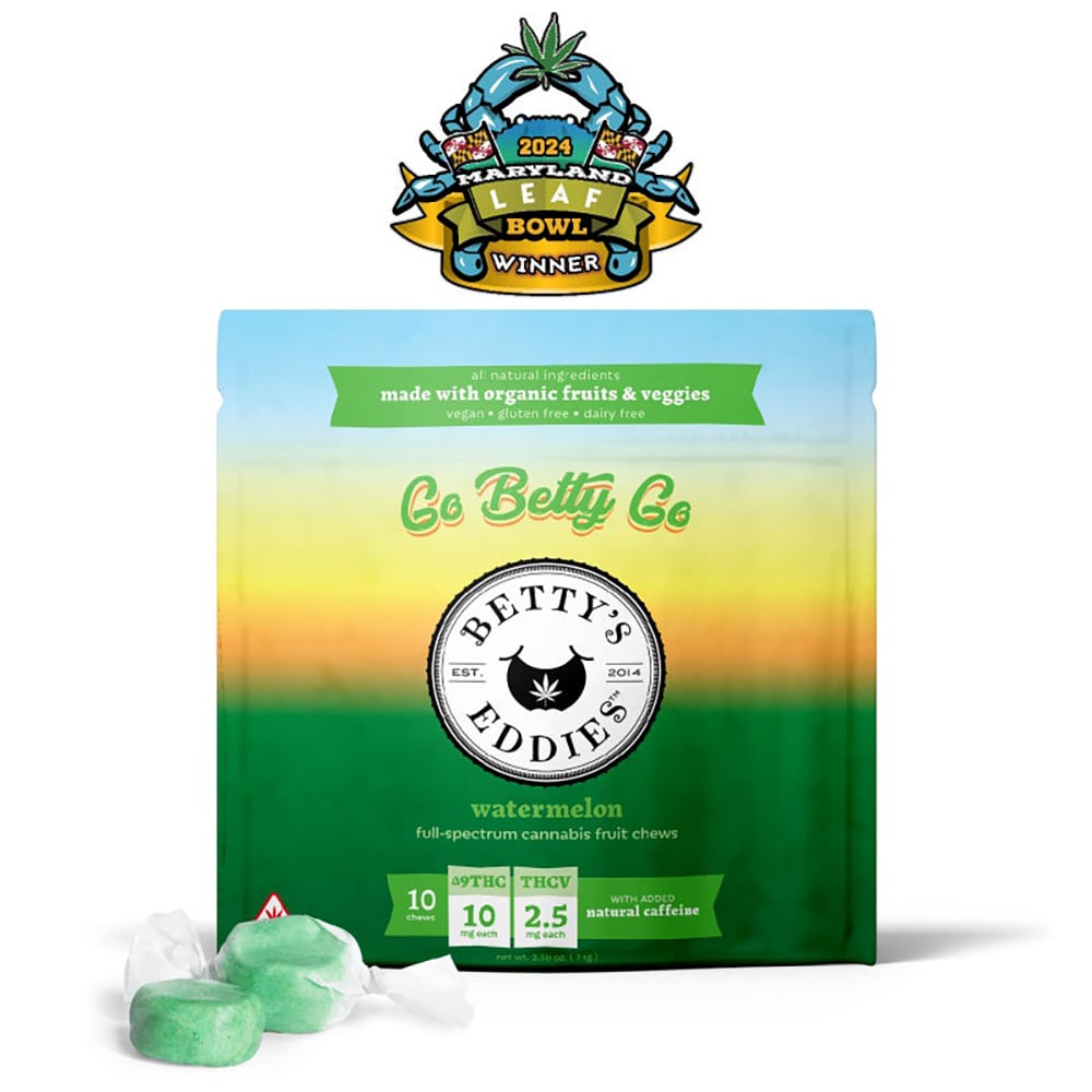 Go Betty Go - Watermelon [2pk] (20mg THC/5mg THCV) by Betty's Eddies