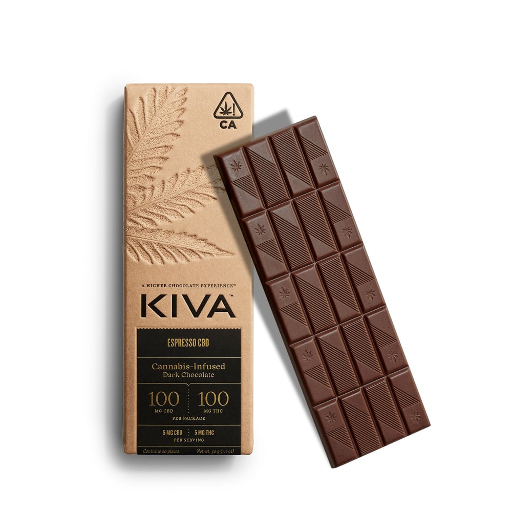 1:1 Espresso (100mg CBD/100mg THC) by KIVA