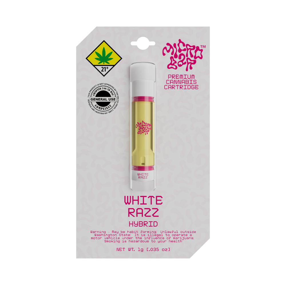 White Razz - 1G - 510 Cart by Micro Bar