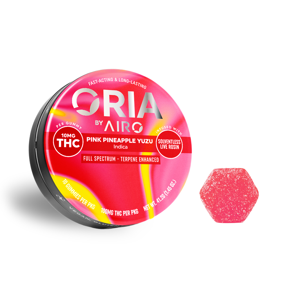 Pink Pineapple Yuzu [10pk] (100mg) by Oria by Airo