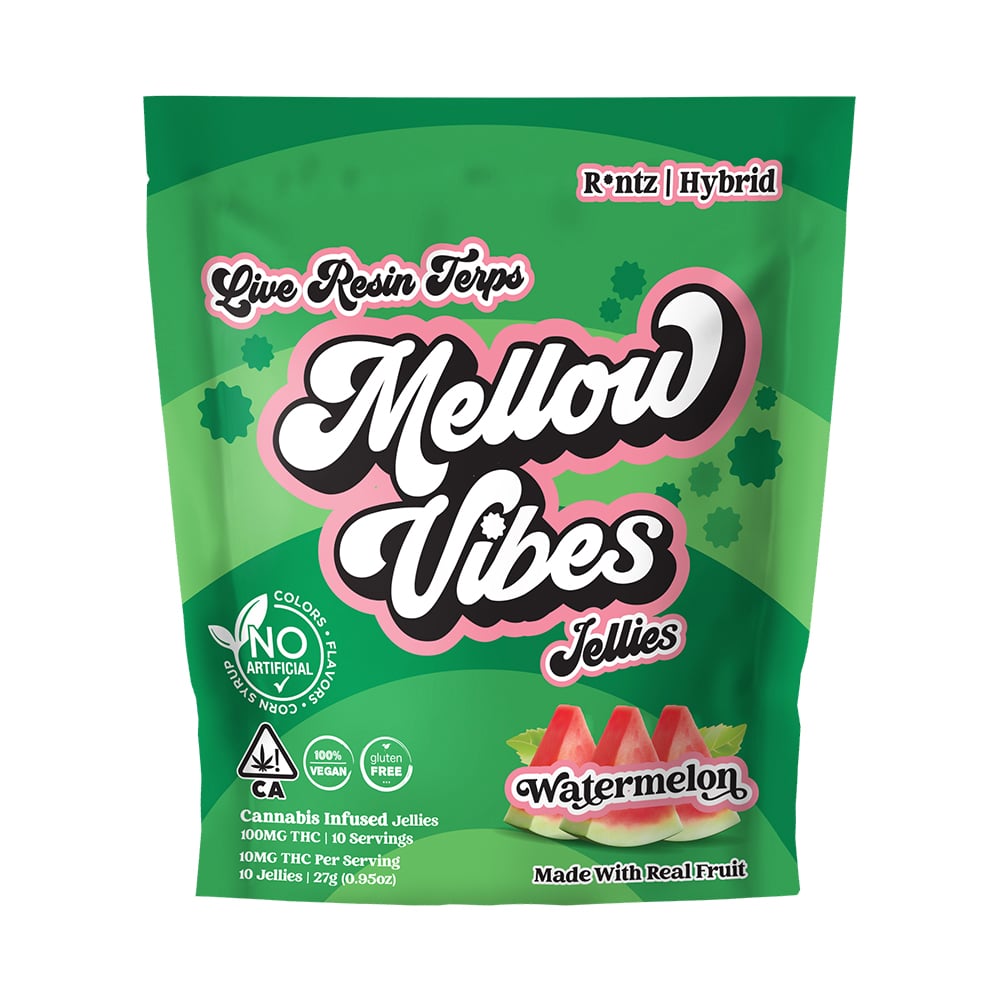 Watermelon - R*ntz  [10pk] (100mg) by Mellow Vibes