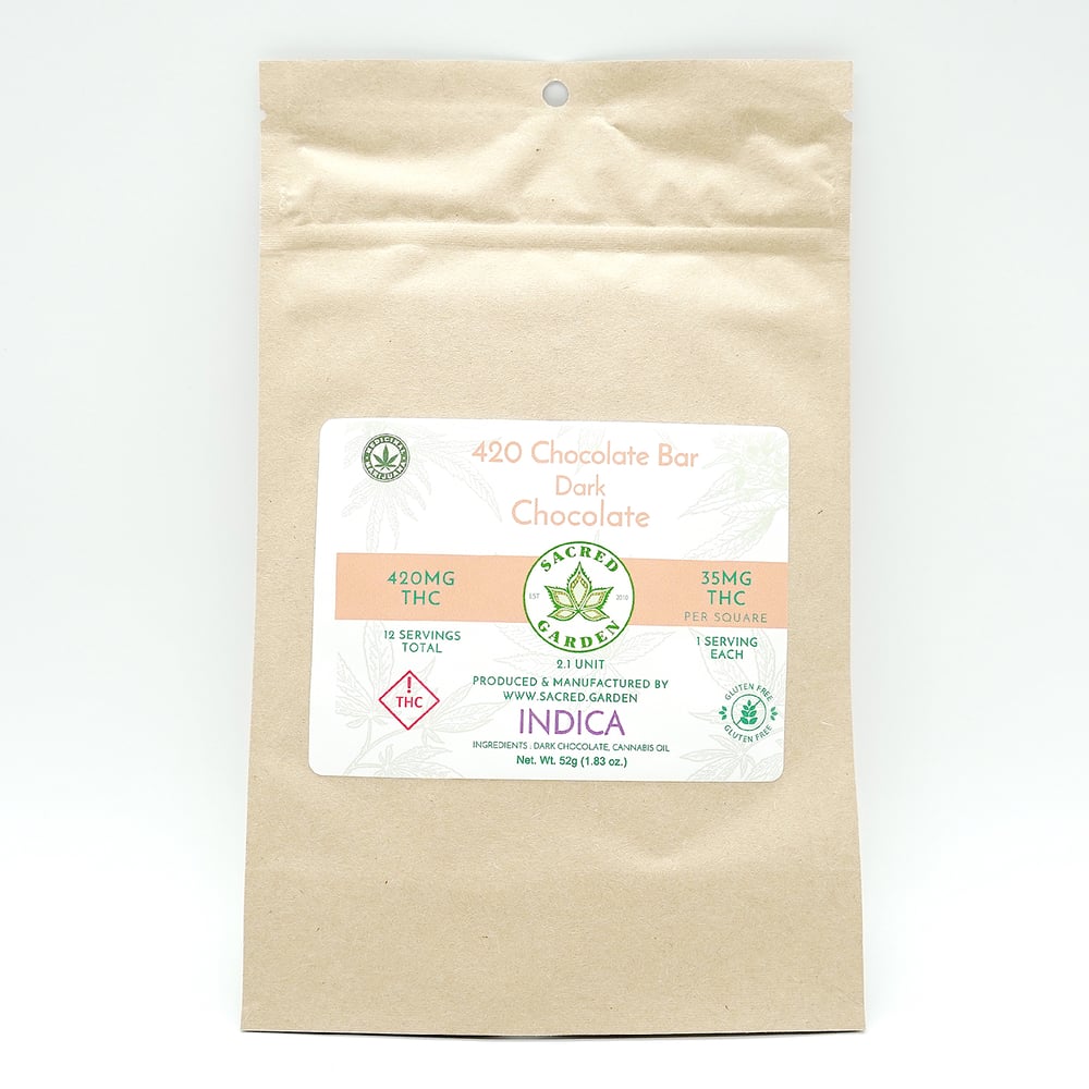 Indica [12pk] (420mg) by Sacred Garden