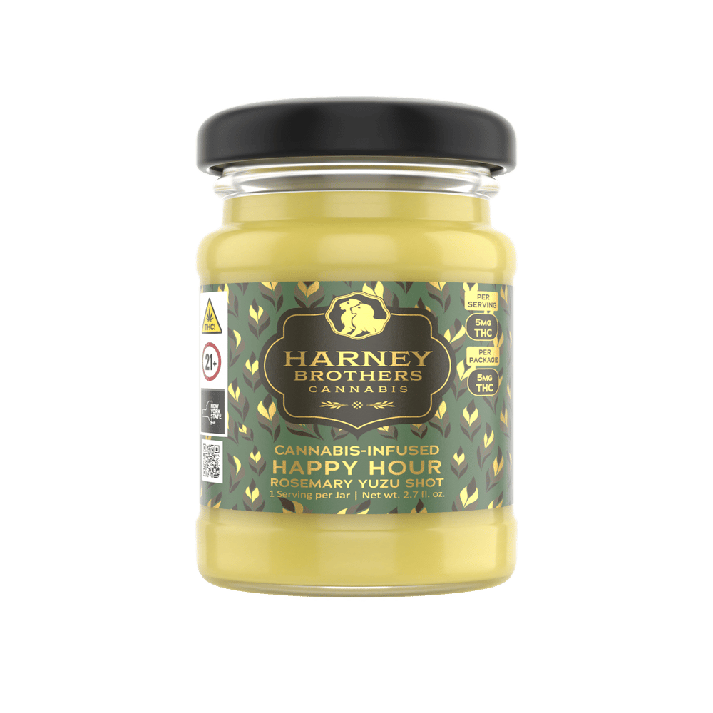 Happy Hour Rosemary Yuzu Shot [2oz] (5mg) by Harney Brothers Cannabis