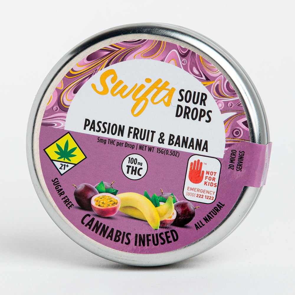 Passion Fruit Banana [10pk] (100mg) by Swifts