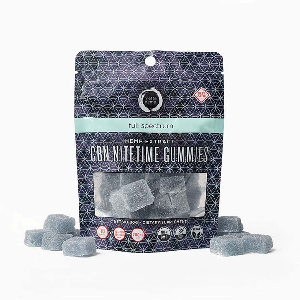 CBN Nitetime [10pk] (100mg CBN/100mg CBD) by Metta Hemp in United States