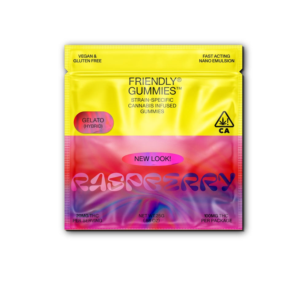 Raspberry x Gelato [5pk] (100mg) by Friendly Brand