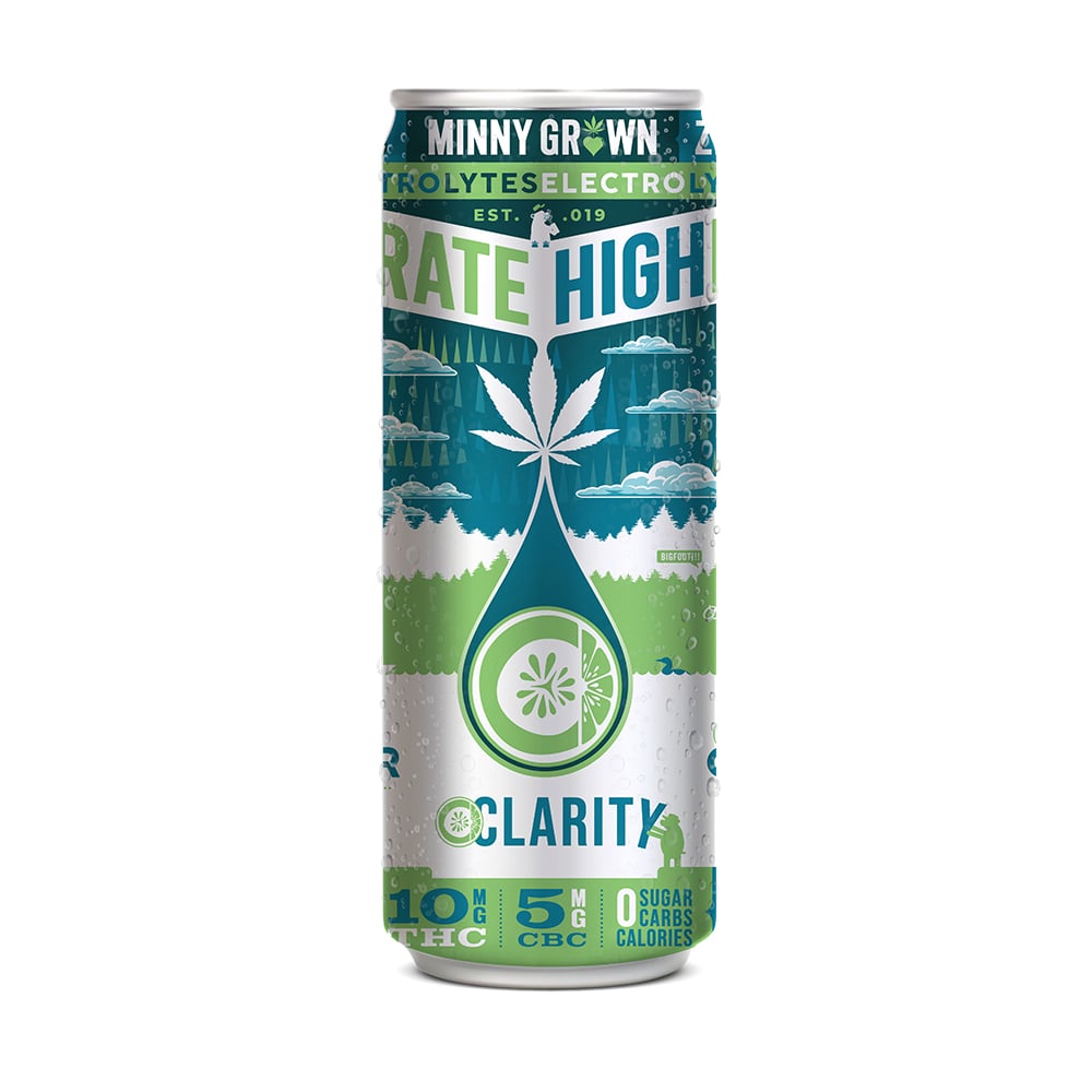 Highdrate Cool-Cumber Lime (Clarity) 2:1 [12oz] (10mg THC/5mg CBC) by Minny Grown