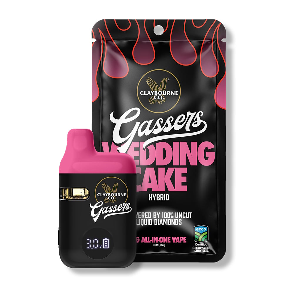 Wedding Cake (1g) - Gassers All-In-One Liquid Diamonds Vape by Claybourne