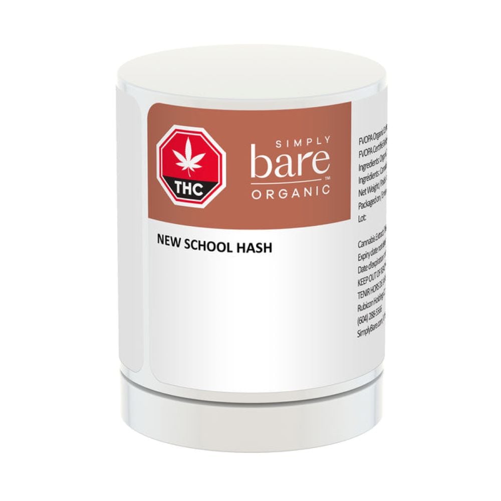 New School Hash (Rotating Single Strain) [2g] by Simply Bare