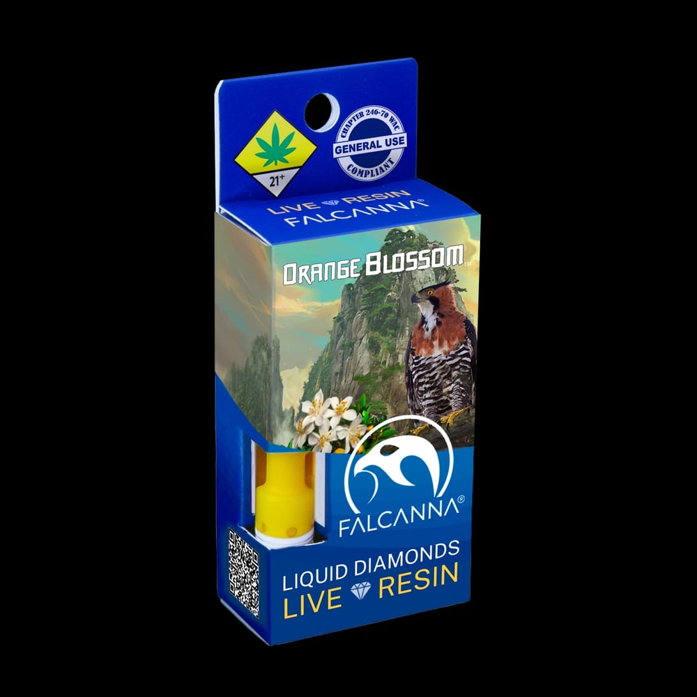 Orange Blossom Live Resin Cartridge by Falcanna