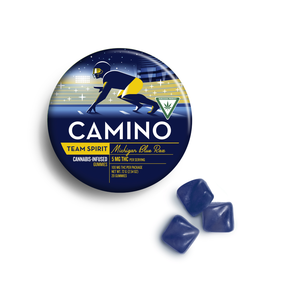 'Team Spirit' Michigan Blue Raz [20pk] (100mg) by Camino