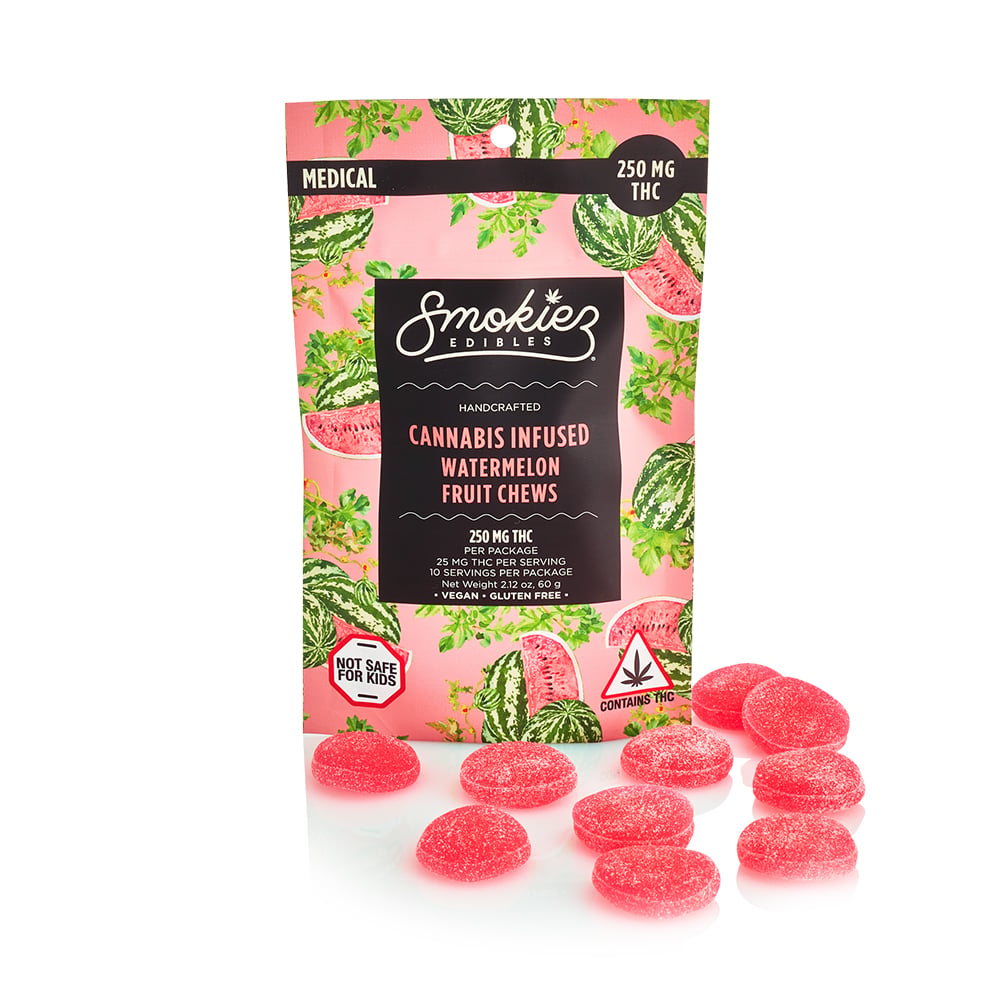 Watermelon - Hybrid [10pk] (250mg) by Smokiez