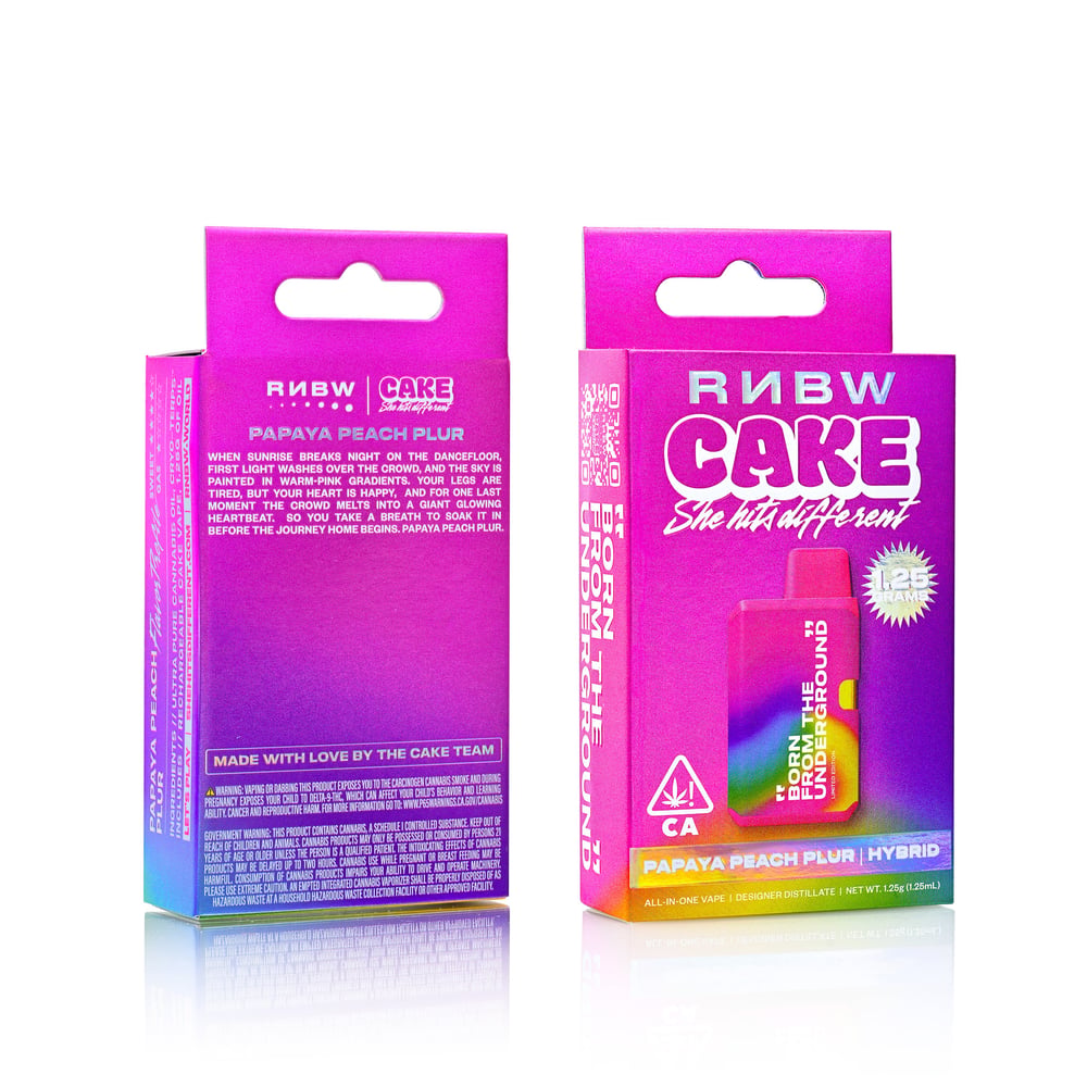 Papaya Peach Plur (Limited Edition) [1250mg] by CAKE she hits different in United States