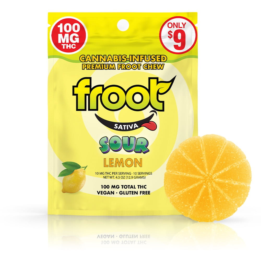 Sour Lemon - Single (100mg) by Froot