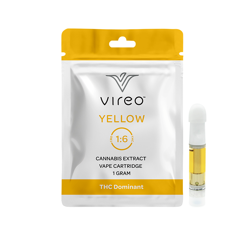 Yellow Distillate Vaporizer Cartridge [1000mg] by Vireo