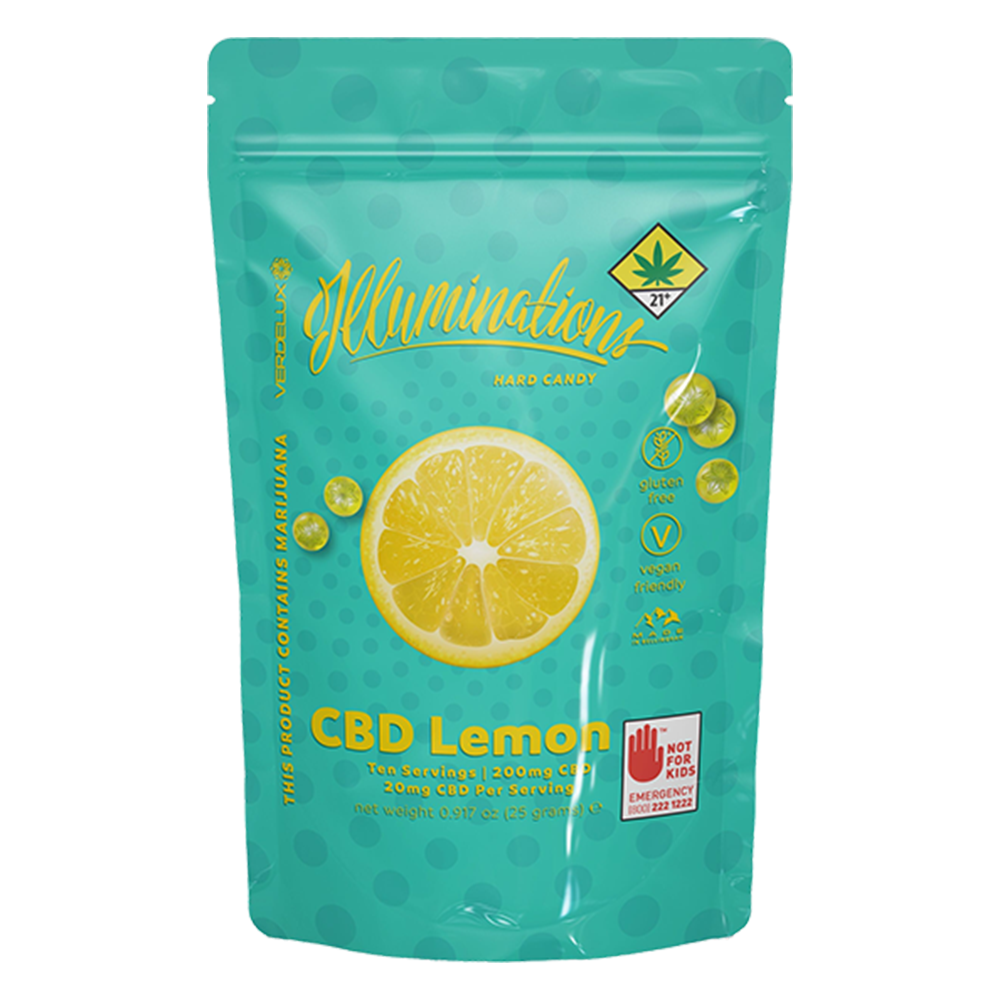 PROMO - Verdelux - Hard Candy Illuminations Mixed Fruit 40:1 Edibles - 20pk 400mg CBD | 10mg THC by PROMO