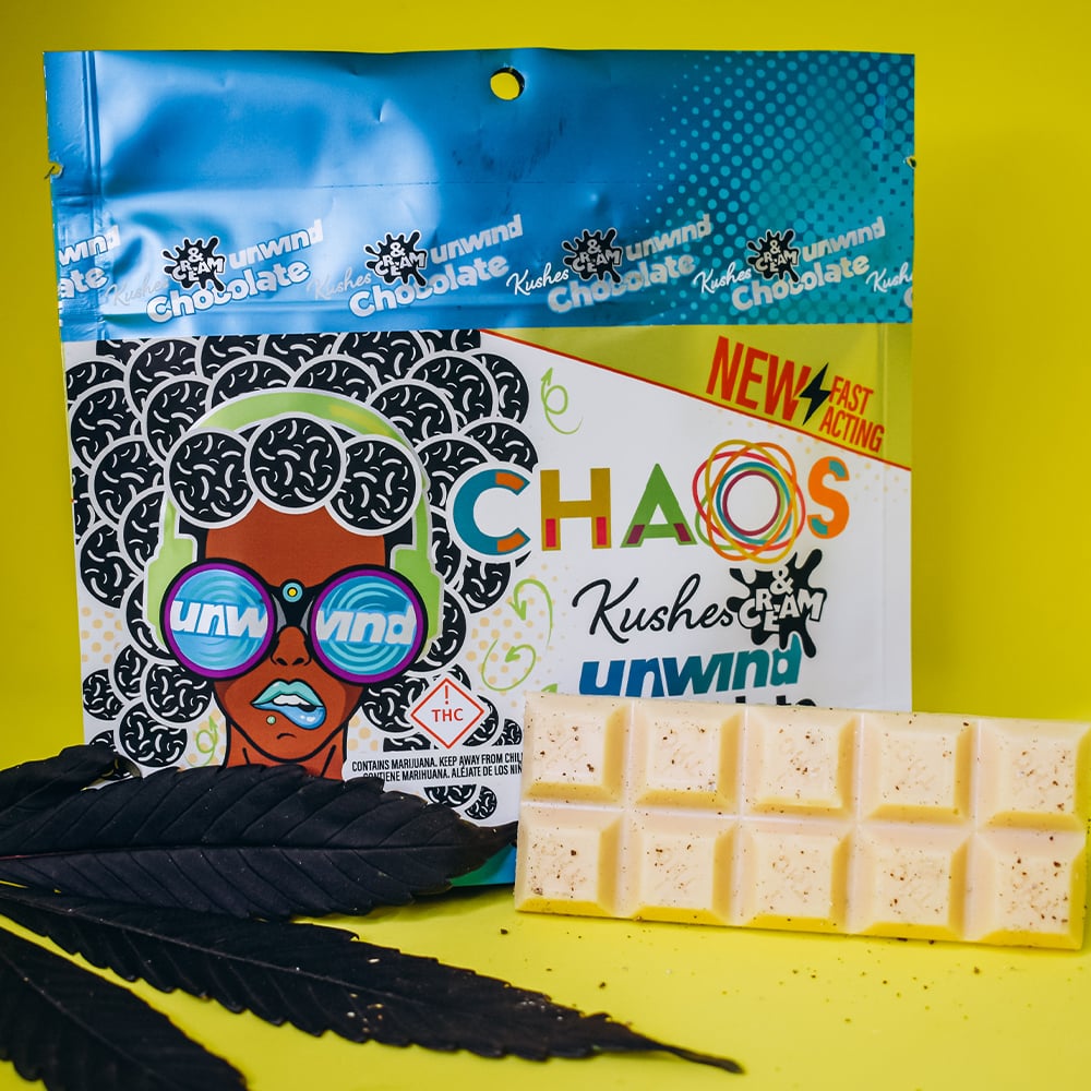 Kushes & Cream (Cookies N Cream) - Unwind (100mg) by Chaos
