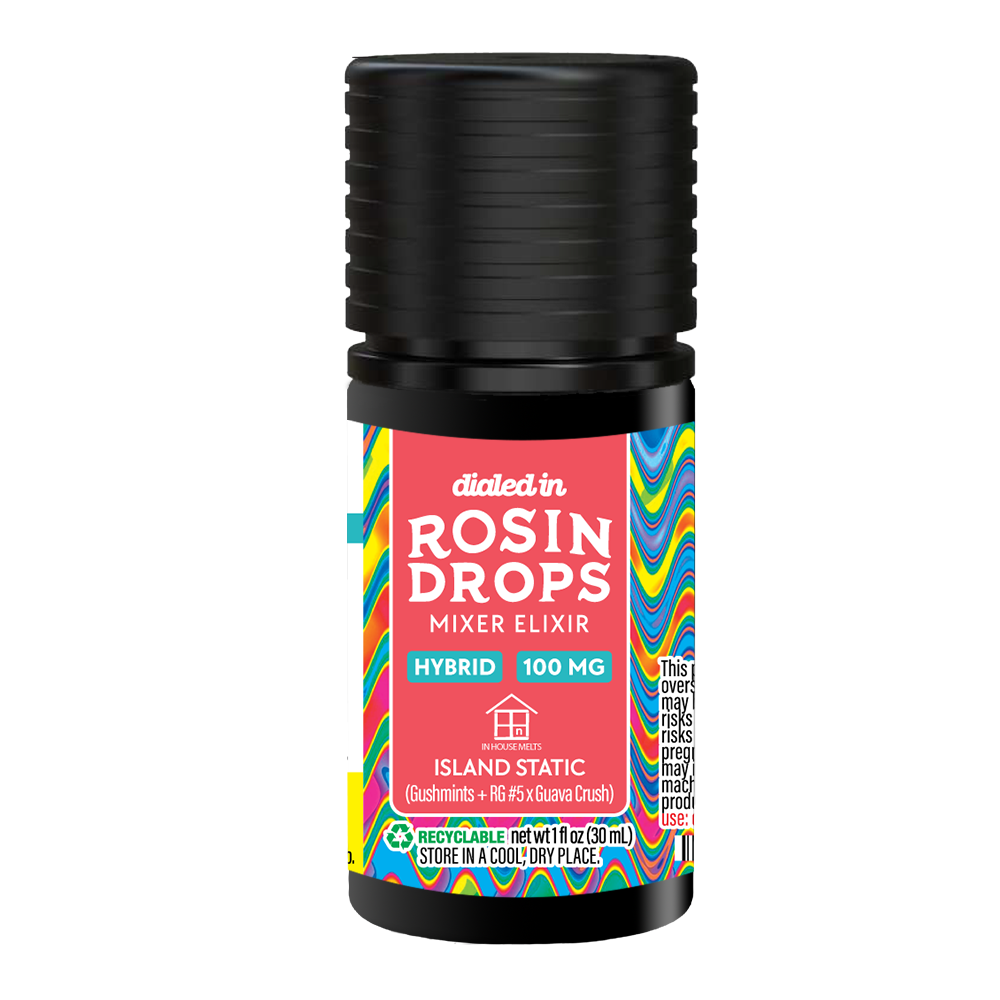 100mg - Island Static - Rosin Drops by Dialed In Gummies