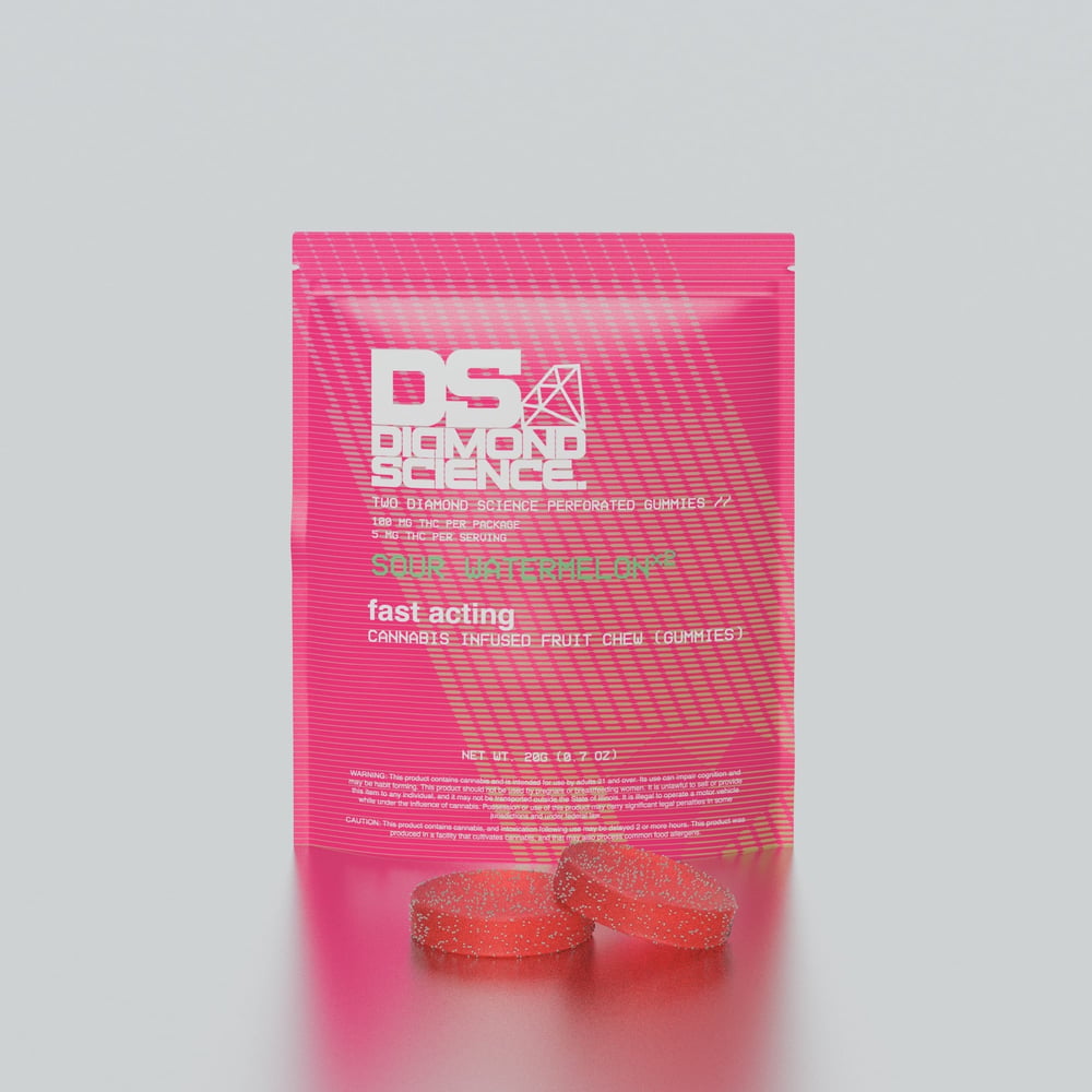Sour Watermelon [2pk] (100mg) by Diamond Science