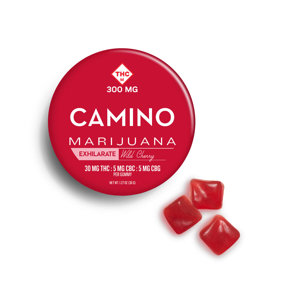 6:1:1 'Exhilarate' Wild Cherry [10pk] (300mg THC/50mg CBC/50mg CBG) by Camino
