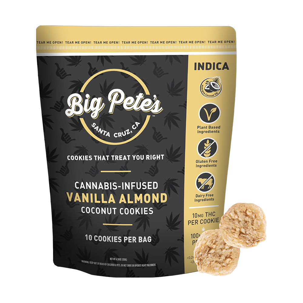 Vanilla Almond Coconut - Indica [10pk] (100mg) by Big Pete's Treats