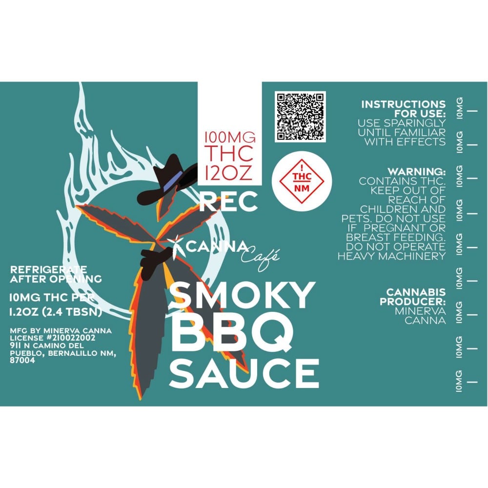 BBQ Sauce [12oz] (100mg) by Minerva Canna