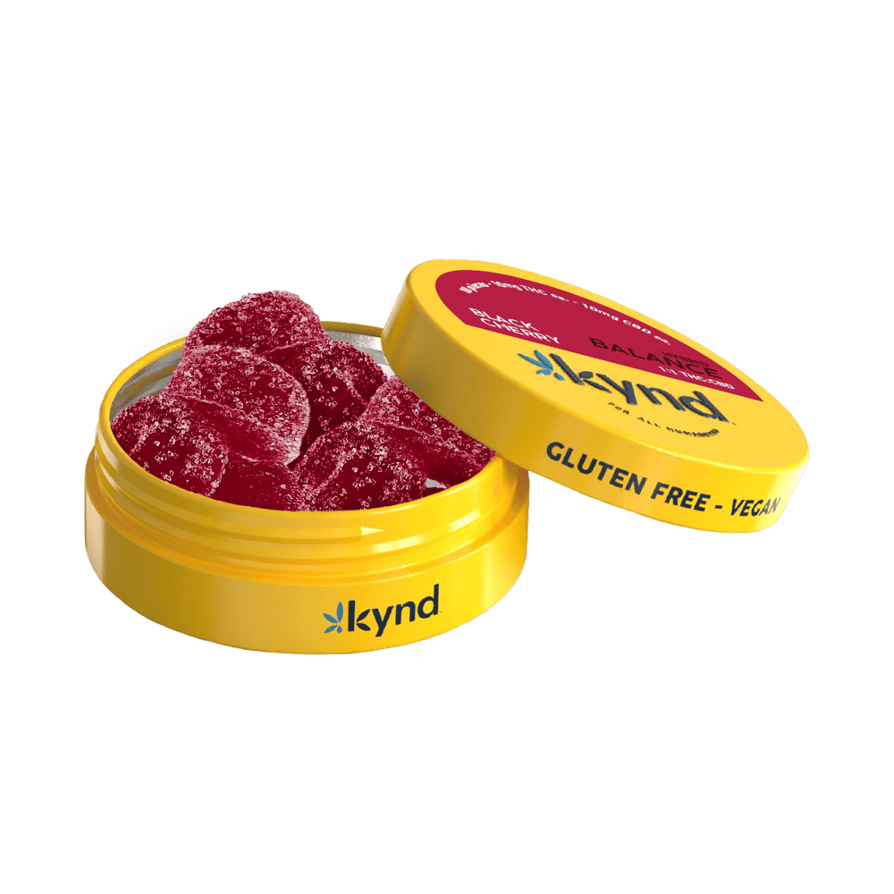 Balance Black Cherry [11pk] (110mg CBD/110mg THC) by KYND