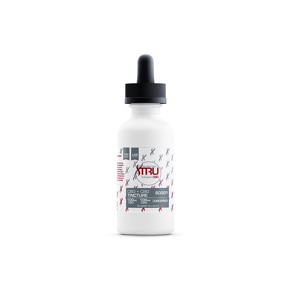 1:1 CBD:CBG Tincture (3000mg CBD/3000mg CBG) by TRU Infusion
