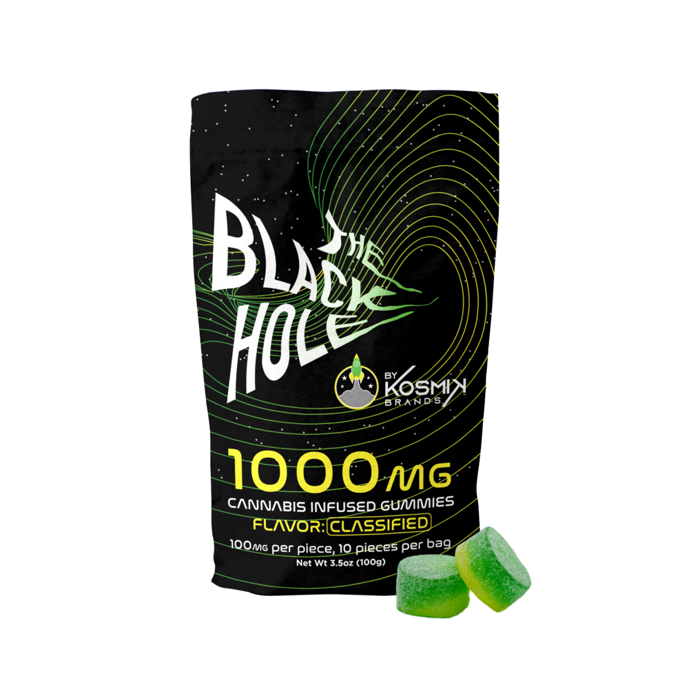 The Black Hole - Yellow [10pk] (1000mg) by Kosmik Brands